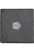 4" x 4" Square Slate Coaster